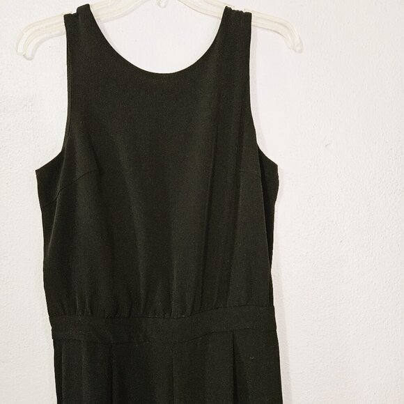 RENAME Bare Tie Back Straight Leg Black Women's Party Jumpsuit Size M - Picture 2 of 9